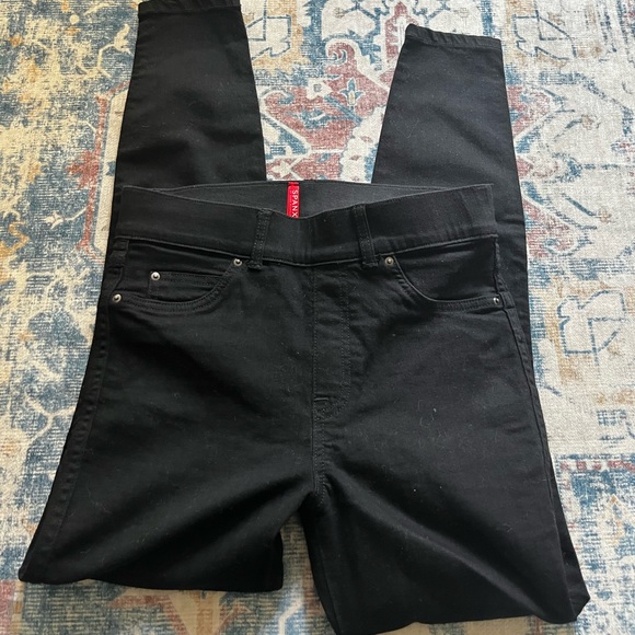 Spanx Black Jeanish Ankle Pull on Leggings - Picture 5 of 7